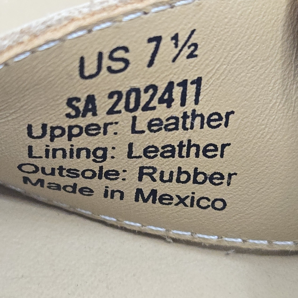 Nisolo Go To 2.0 Sandals Almond Leather Size 7.5 - Picture 5 of 11